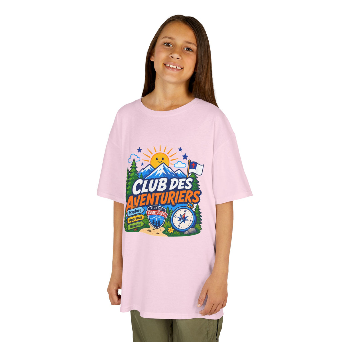 Club des Aventuriers T-Shirt (Enfants) | Camping Boussole et Soleil