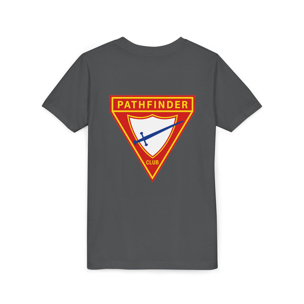 Pathfinder Club Youth Tee — Pathfinder Shield Emblem Short Sleeve Shirt