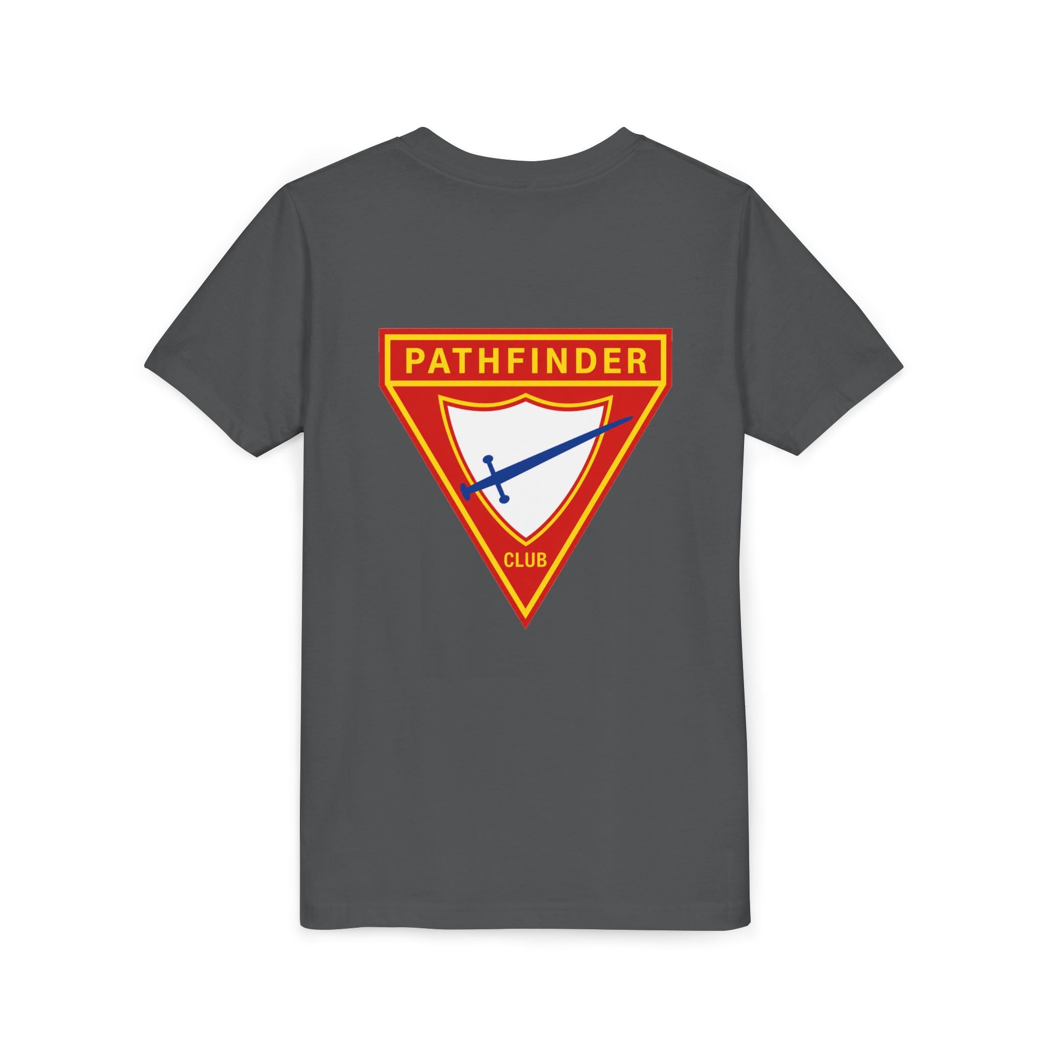 Pathfinder Club Youth Tee — Pathfinder Shield Emblem Short Sleeve Shirt