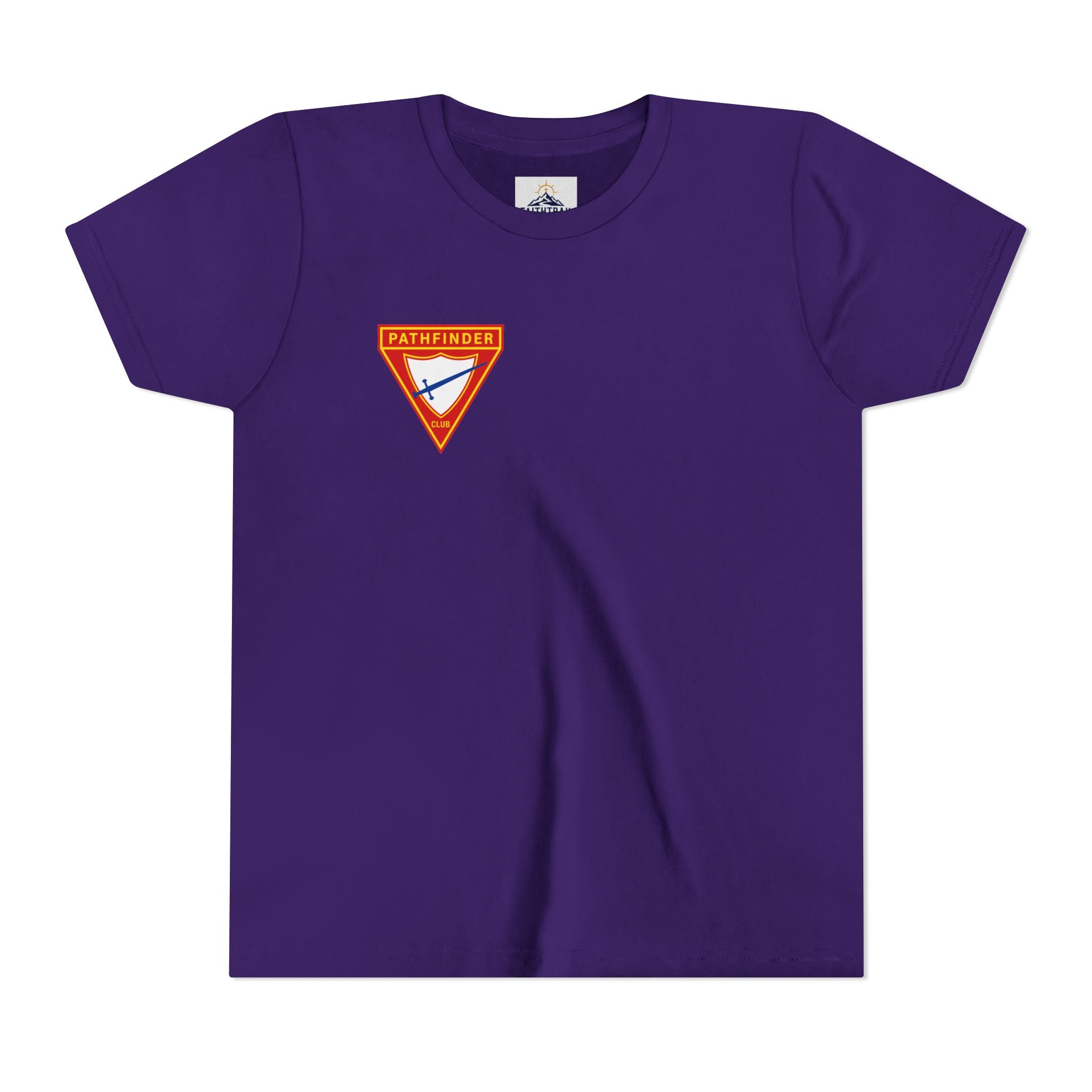 Pathfinder Club Youth Tee — Pathfinder Shield Emblem Short Sleeve Shirt
