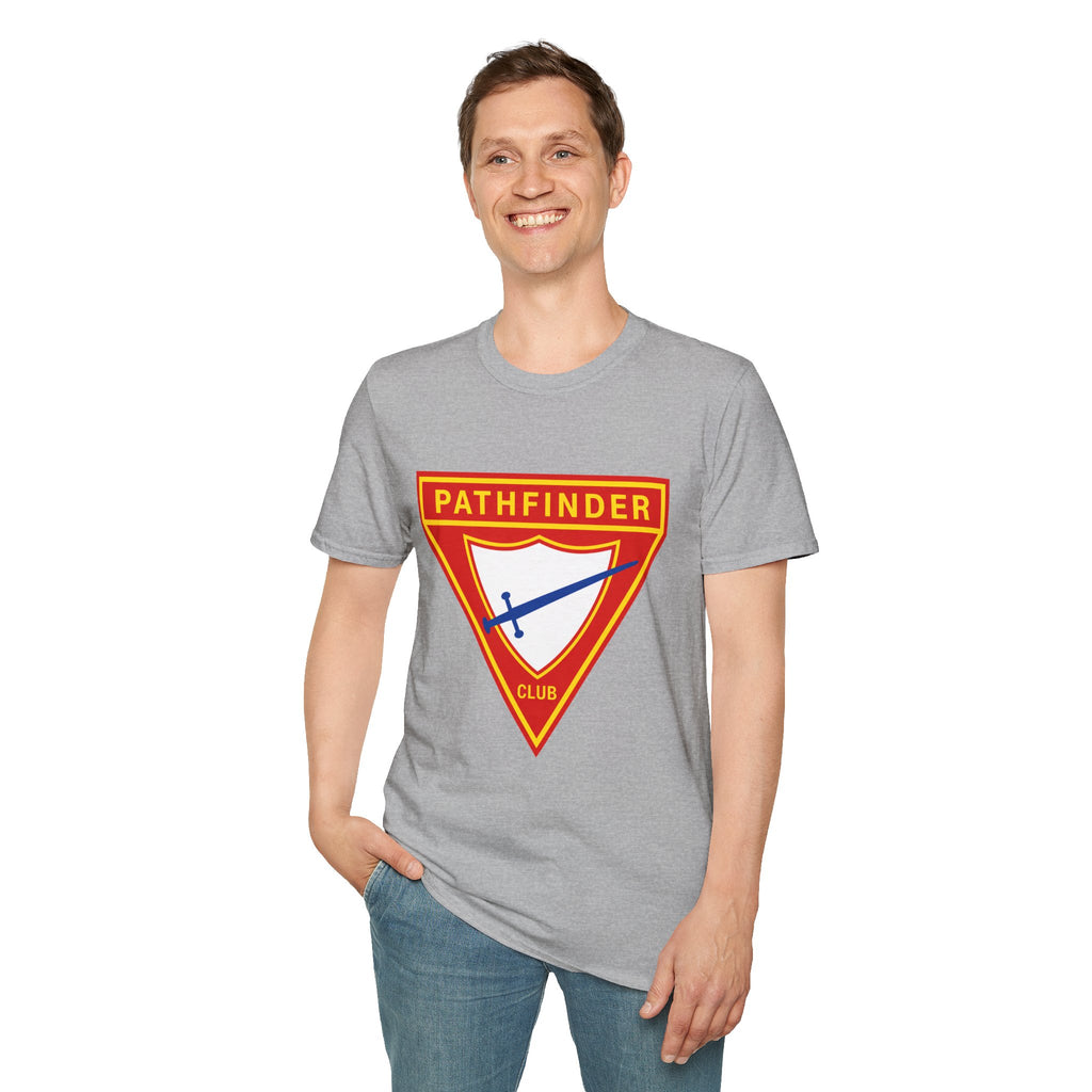 Pathfinder Club T-Shirt — Retro Shield Logo Tee