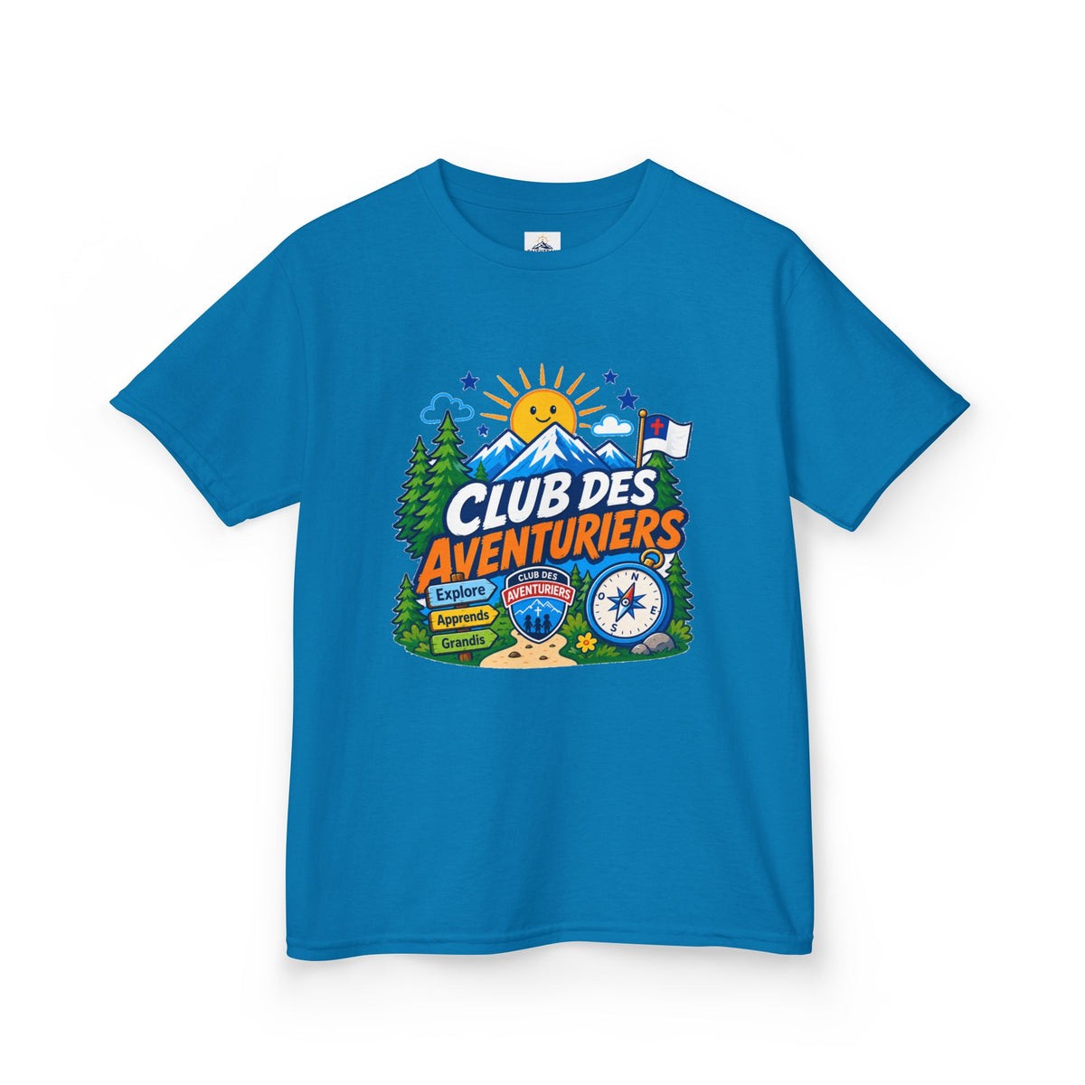 Club des Aventuriers T-Shirt (Enfants) | Camping Boussole et Soleil