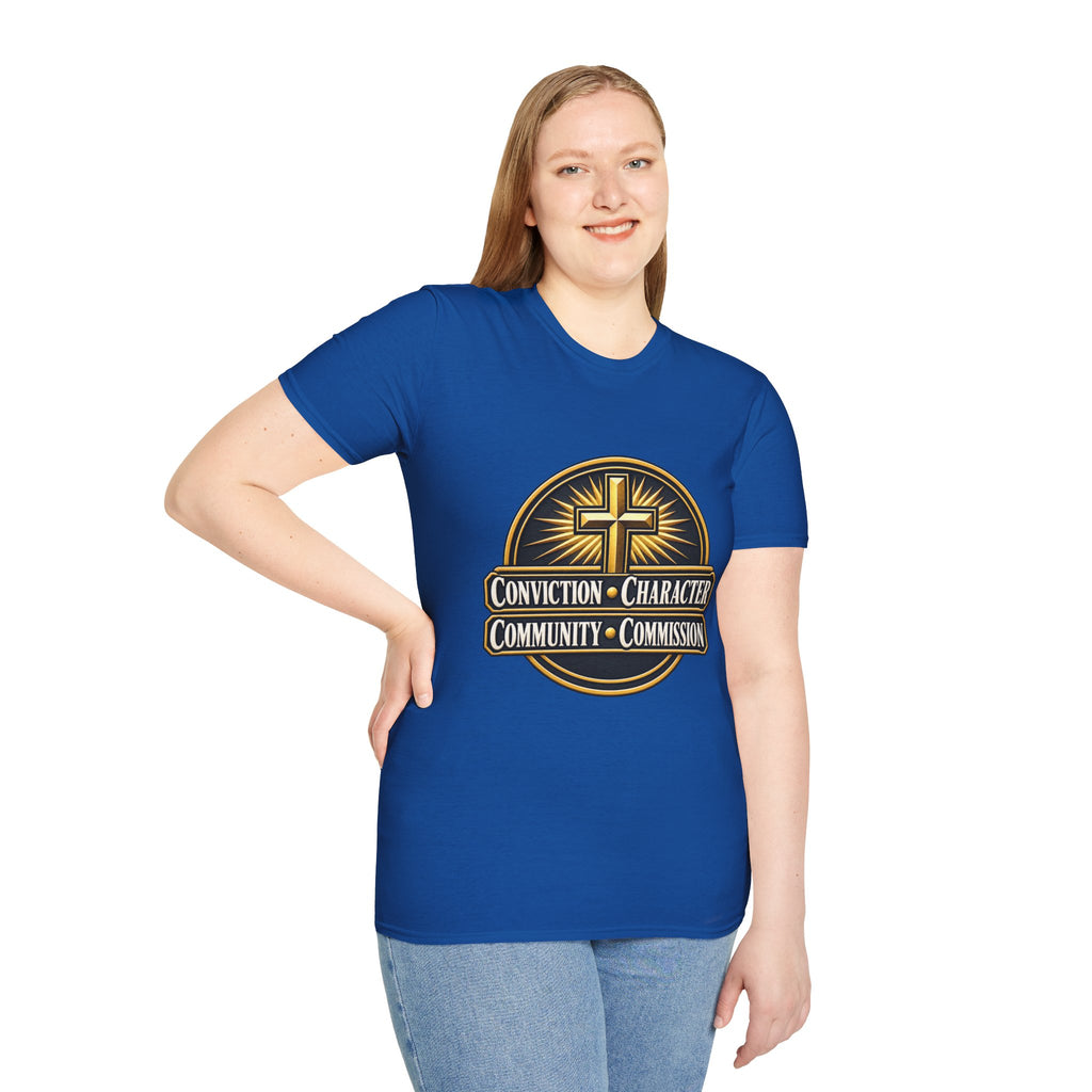 Conviction • Character Christian T-Shirt — Cross Faith Ministry Tee