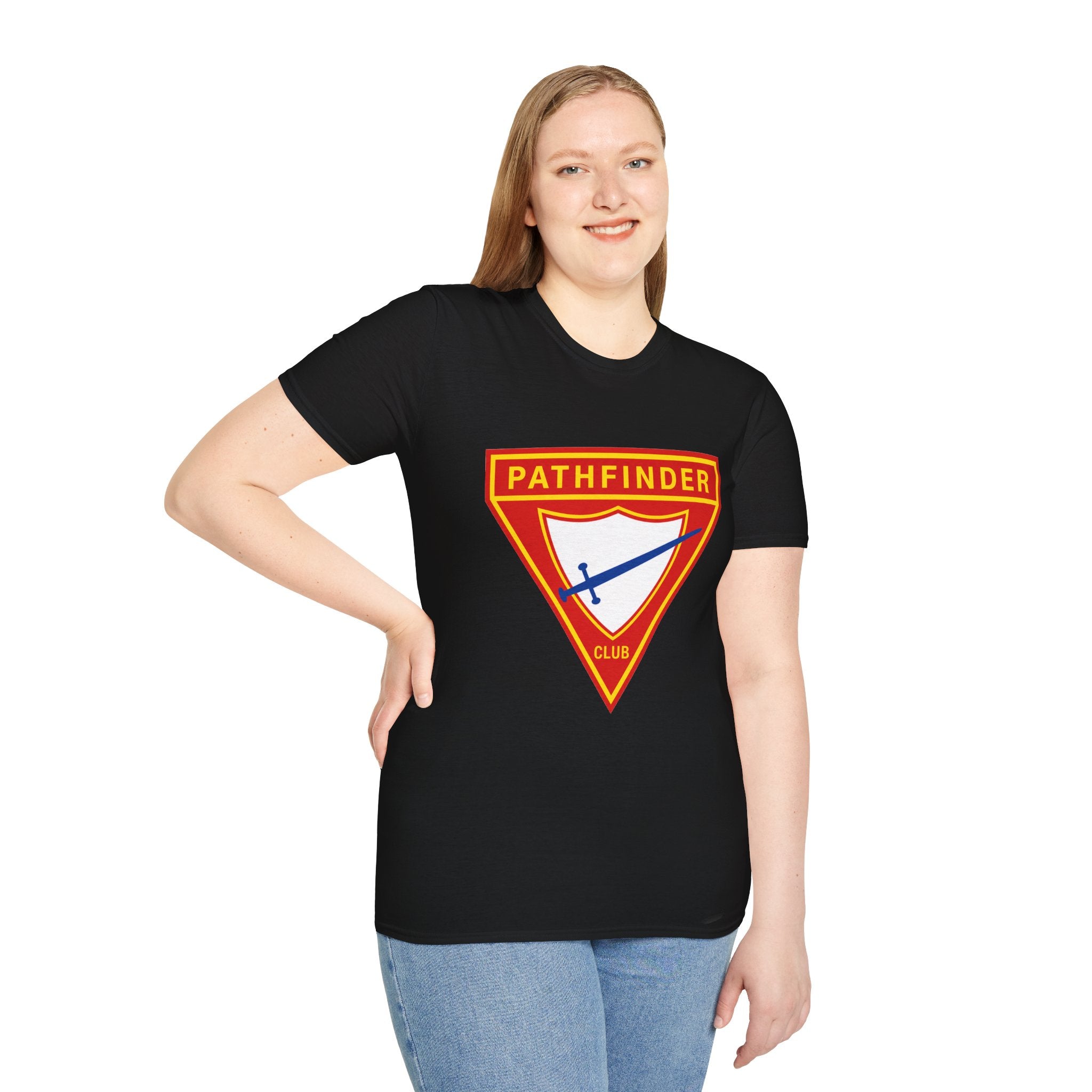 Pathfinder Club T-Shirt — Retro Shield Logo Tee