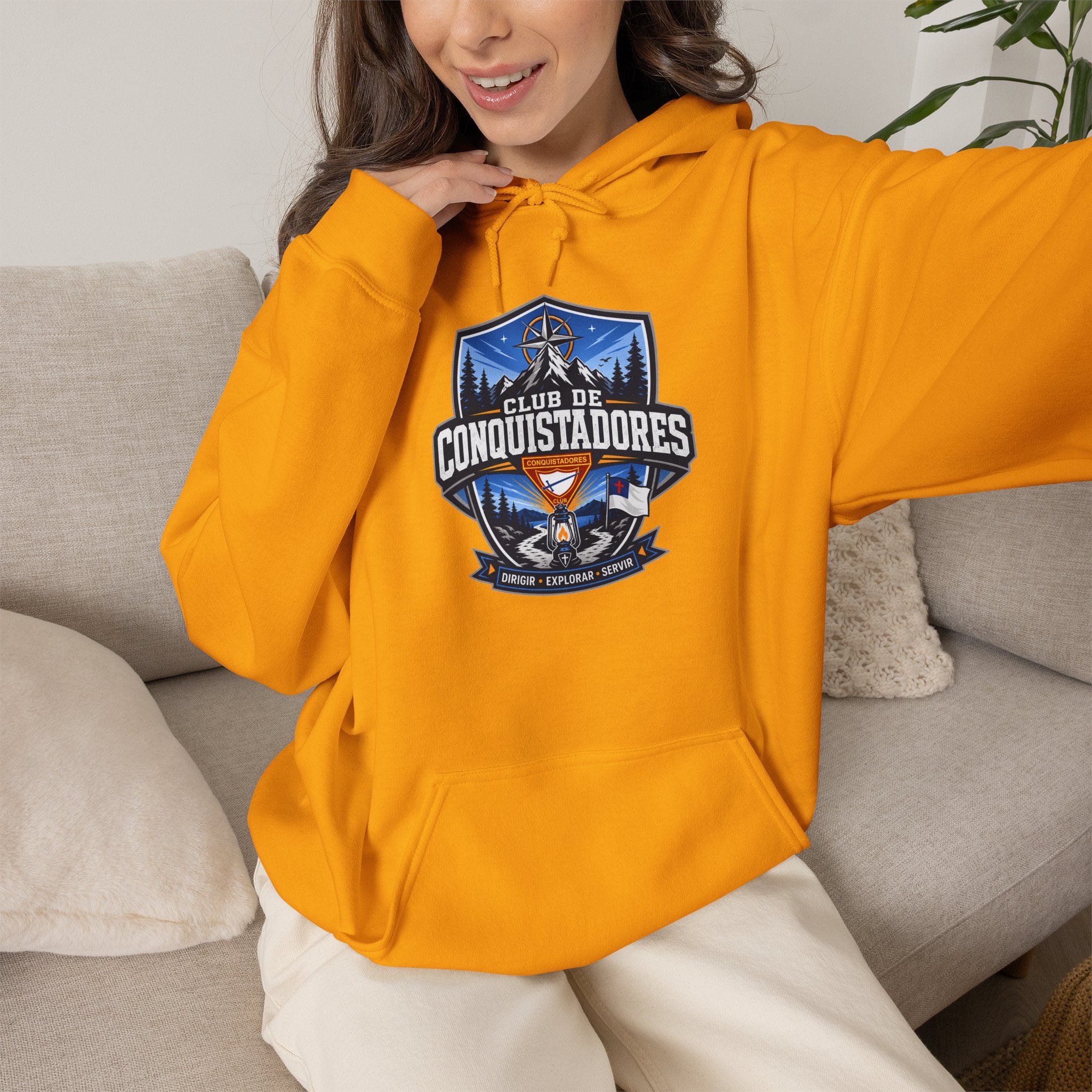 Club de Conquistadores Hoodie para Adultos |Lantern