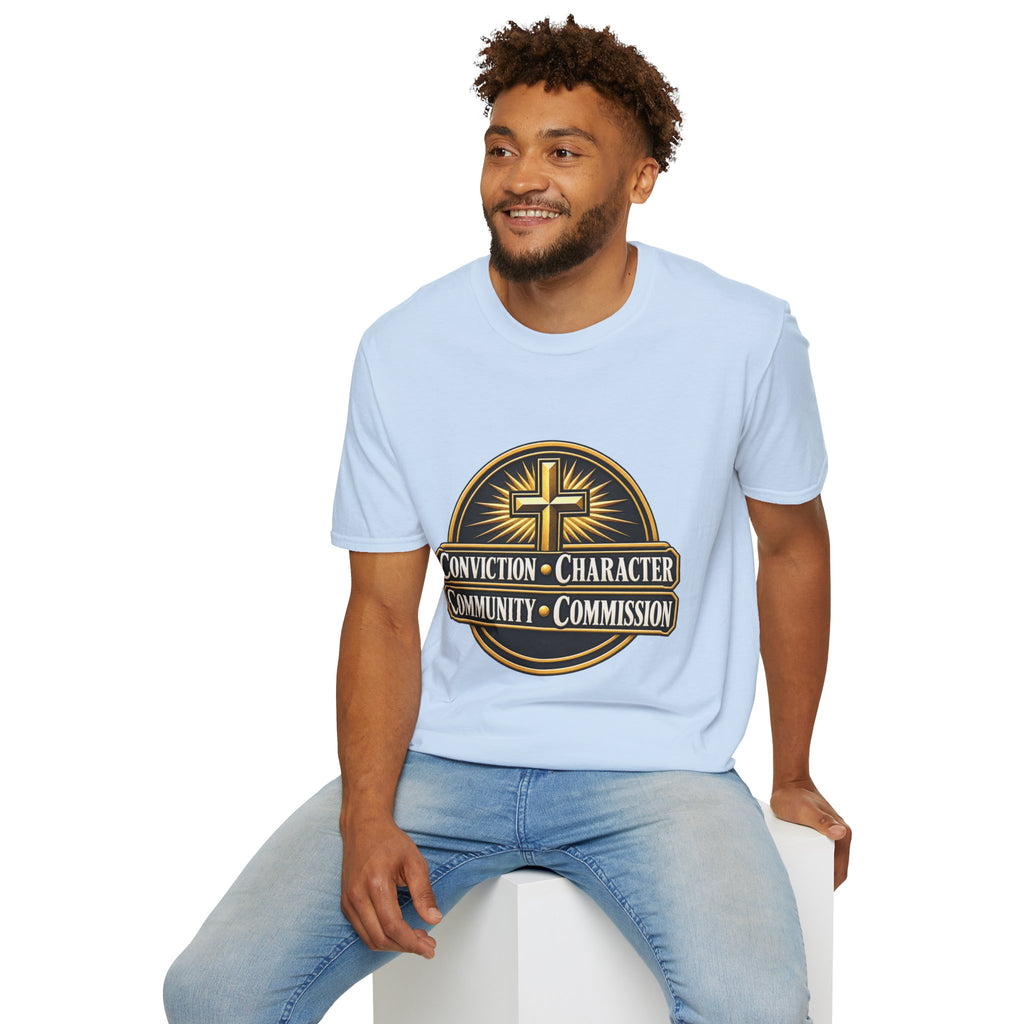 Conviction • Character Christian T-Shirt — Cross Faith Ministry Tee