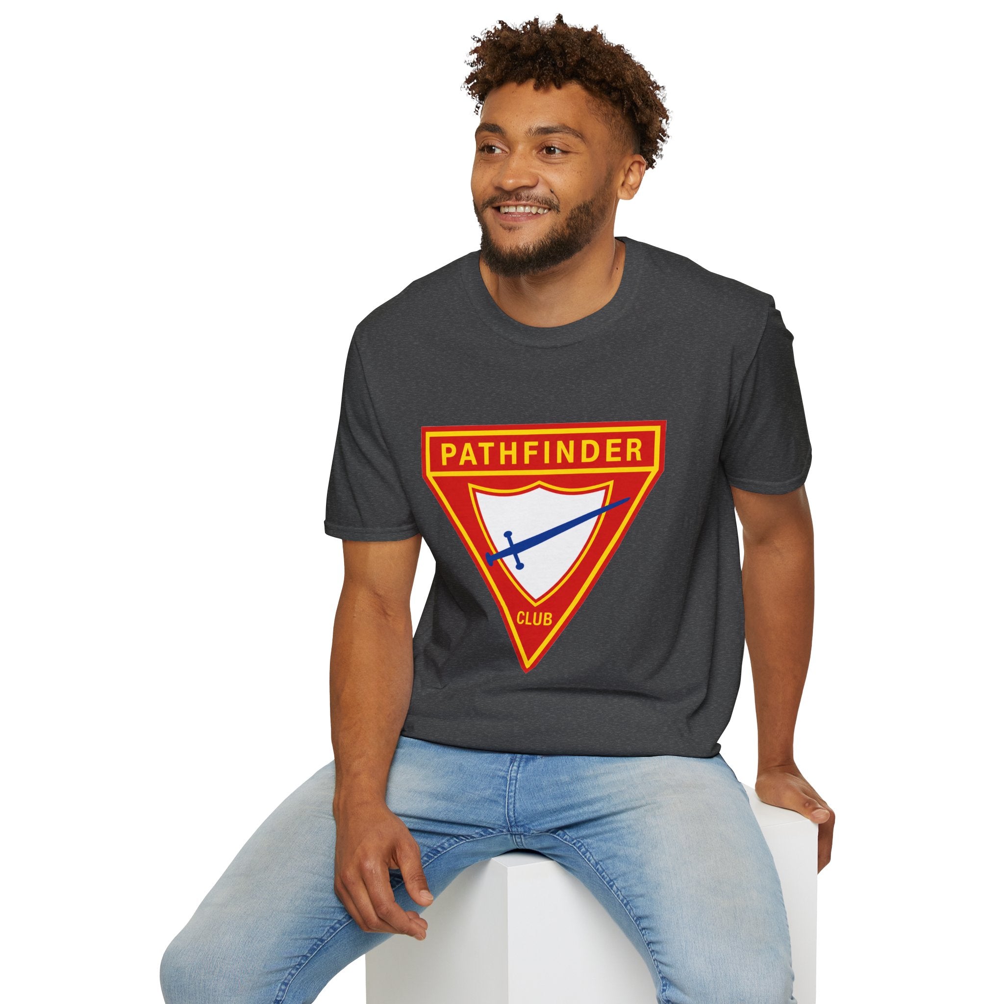 Pathfinder Club T-Shirt — Retro Shield Logo Tee
