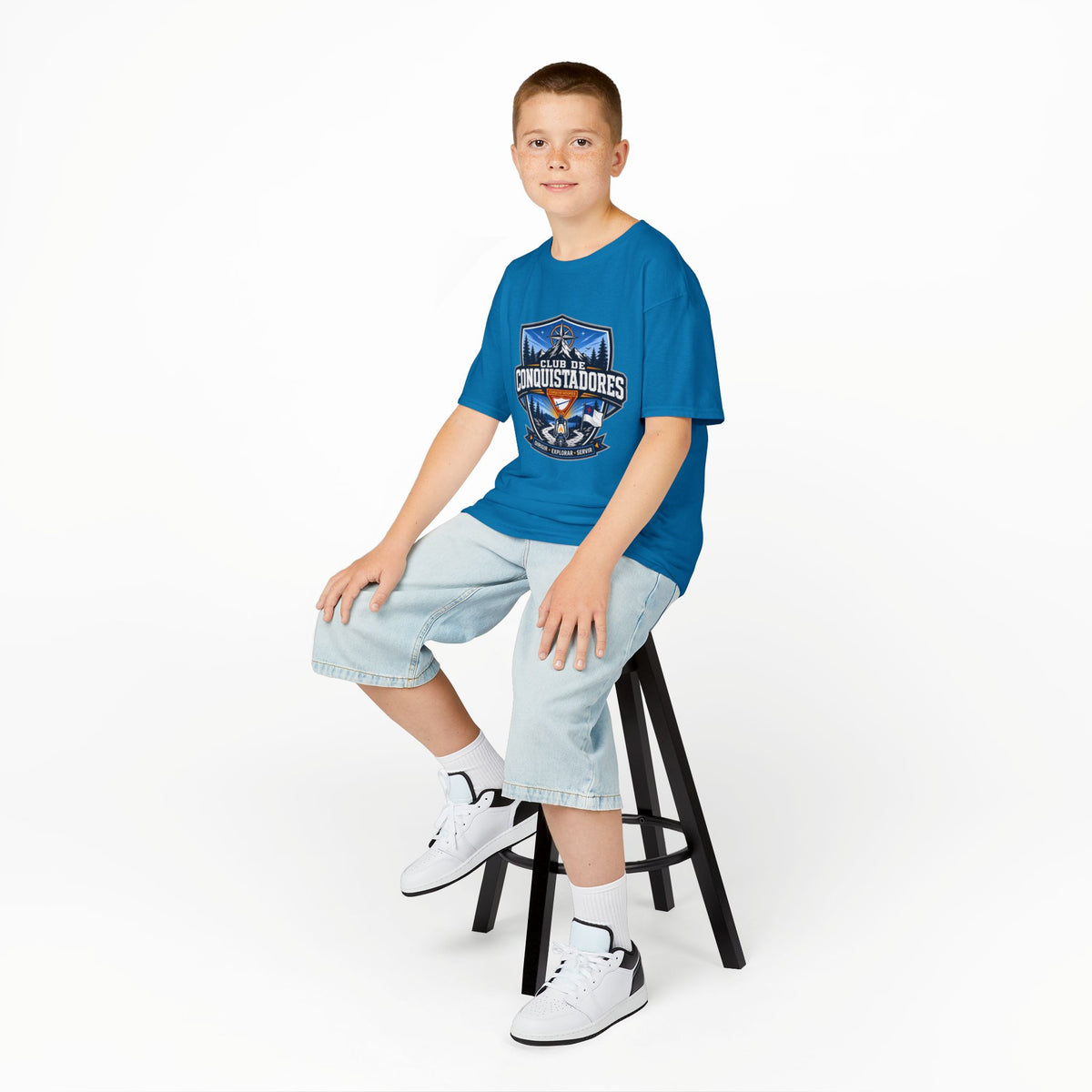Camiseta Unisex para Niños Club des Conquistadores | Linterna