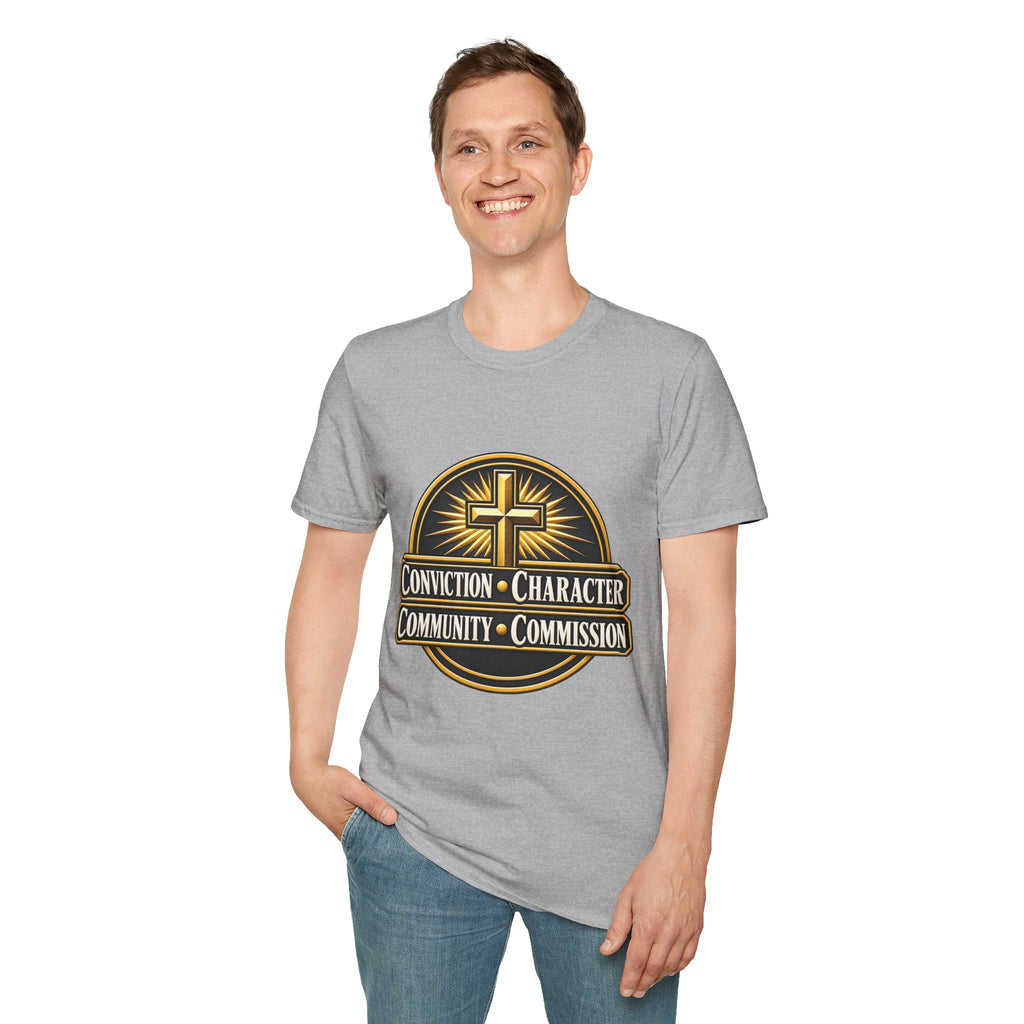 Conviction • Character Christian T-Shirt — Cross Faith Ministry Tee
