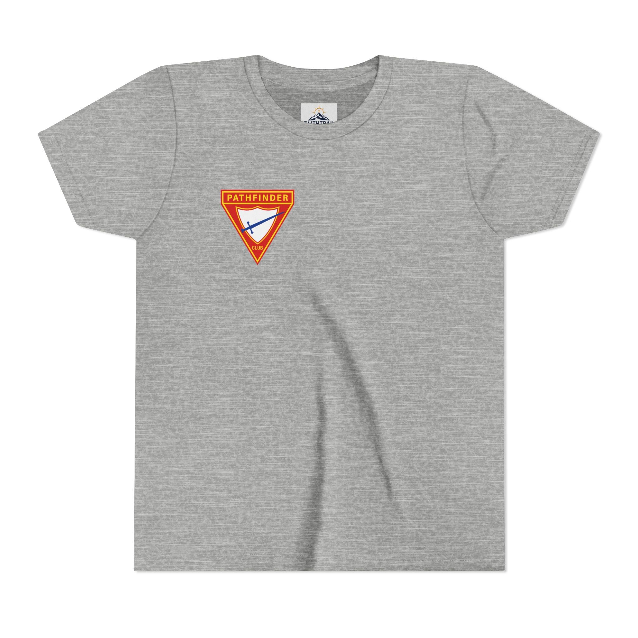 Pathfinder Club Youth Tee — Pathfinder Shield Emblem Short Sleeve Shirt