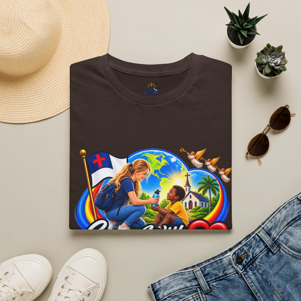 Serve With Compassion T-Shirt — Christian Volunteer Faith Tee