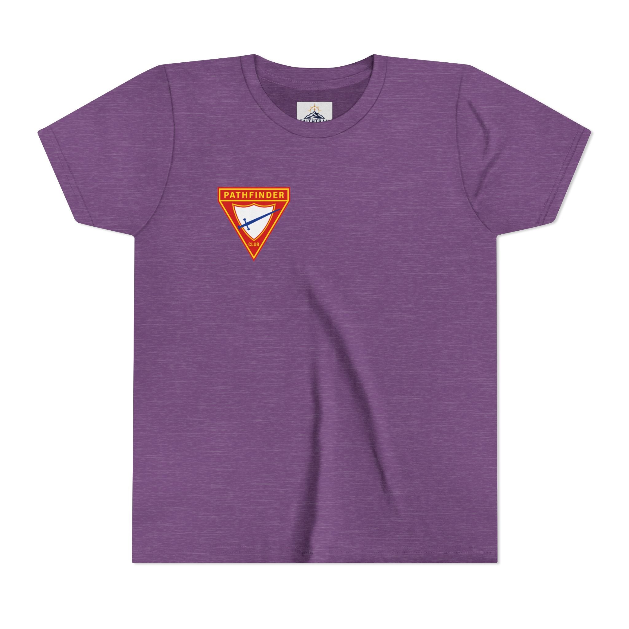 Pathfinder Club Youth Tee — Pathfinder Shield Emblem Short Sleeve Shirt