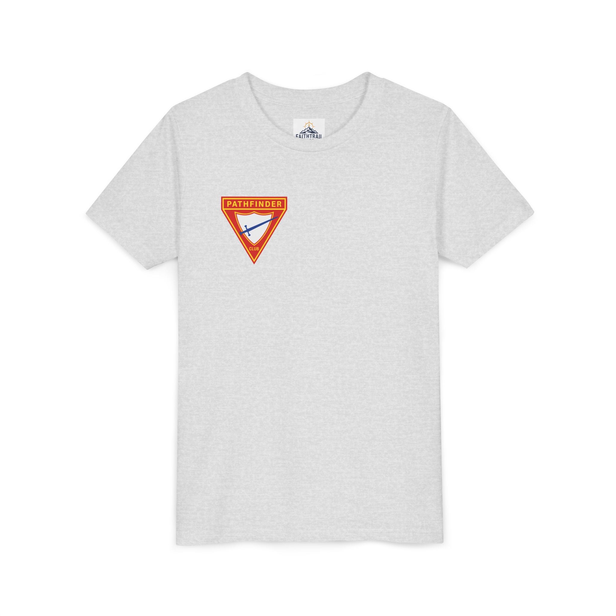 Pathfinder Club Youth Tee — Pathfinder Shield Emblem Short Sleeve Shirt