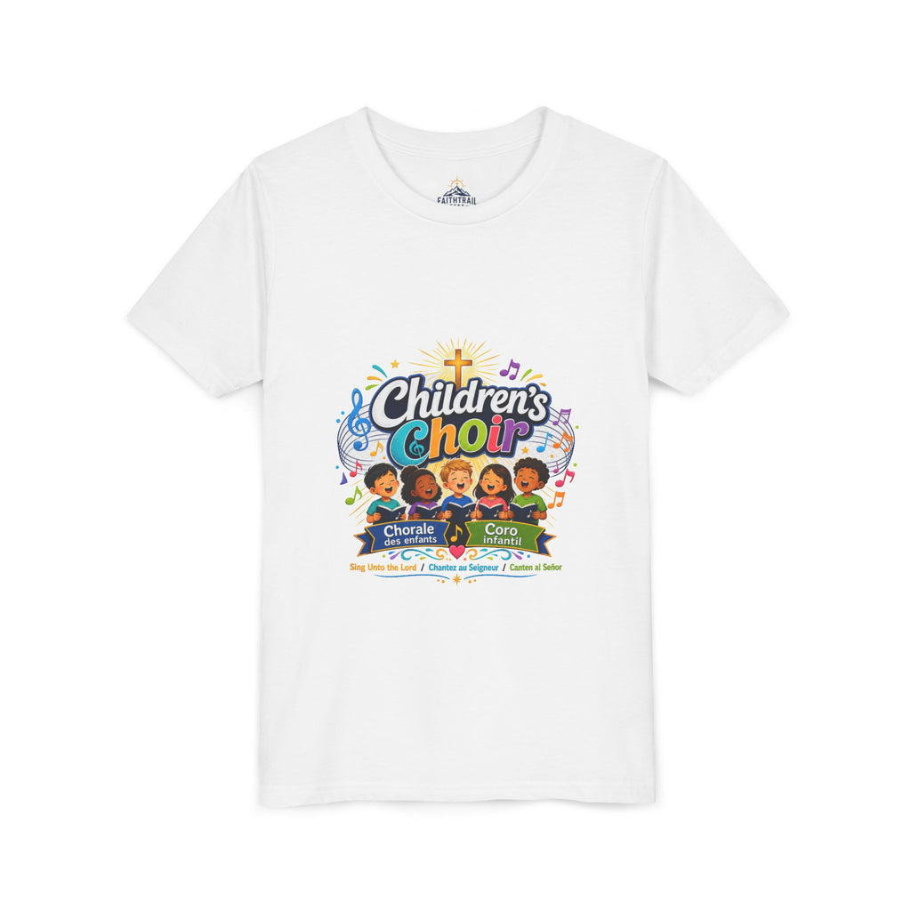 Children's Choir Youth Tee - Colorful Church Choir Graphic