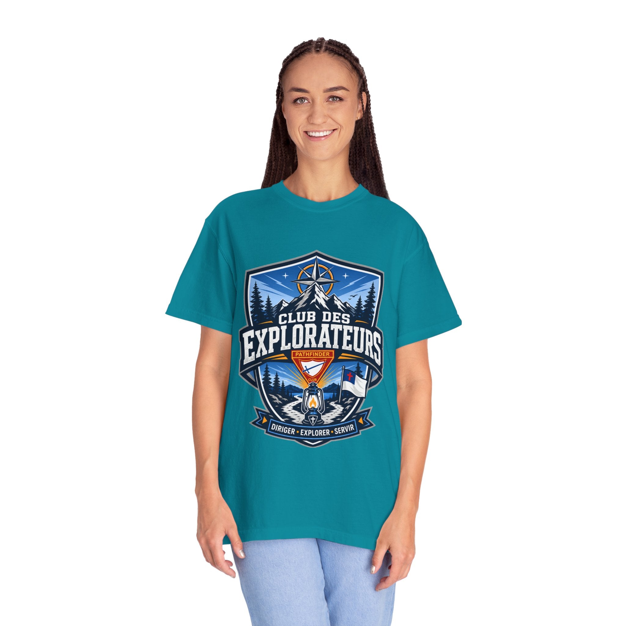 T-shirt adulte unisexe Club des Explorateurs | Lanterne