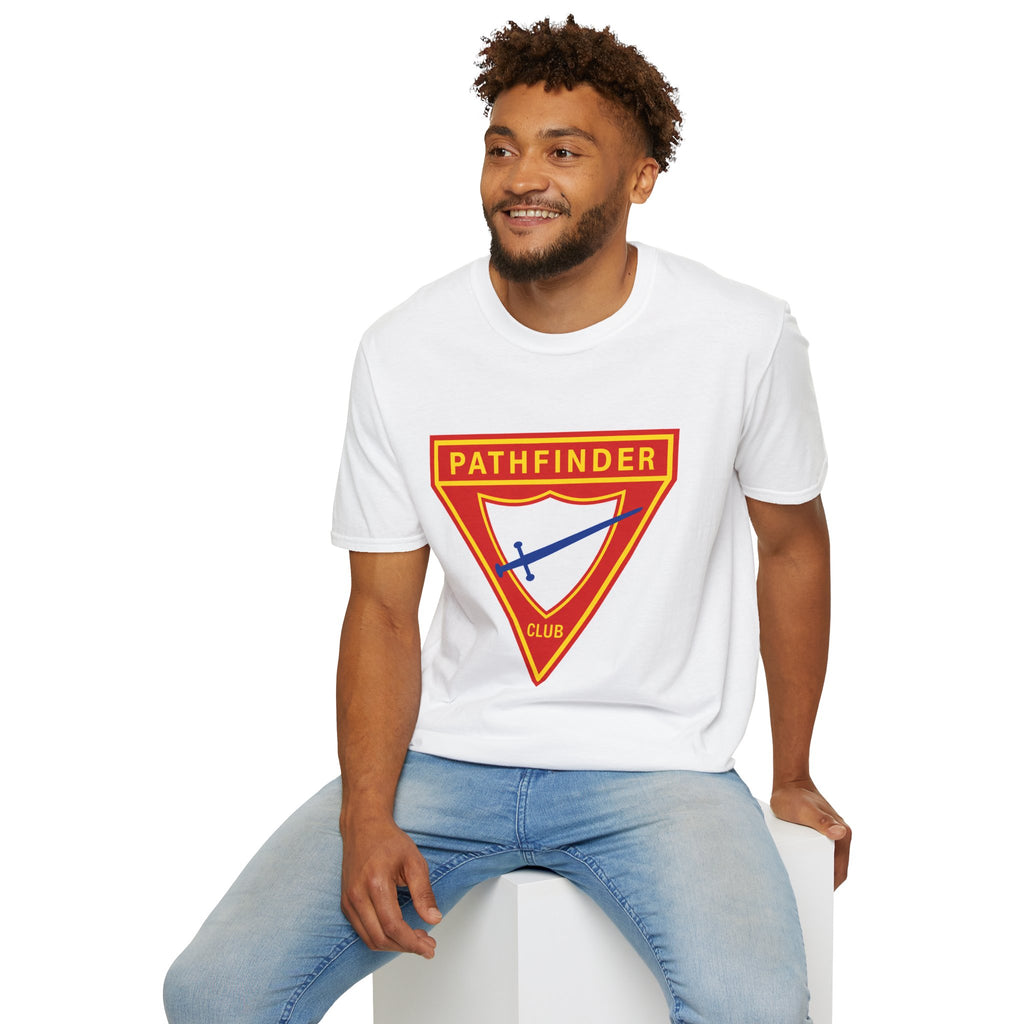 Pathfinder Club T-Shirt — Retro Shield Logo Tee