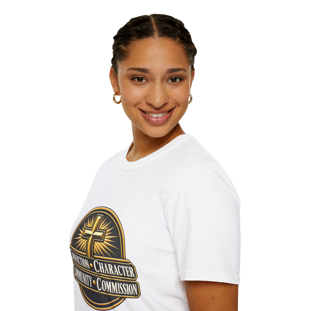 Conviction • Character Christian T-Shirt — Cross Faith Ministry Tee