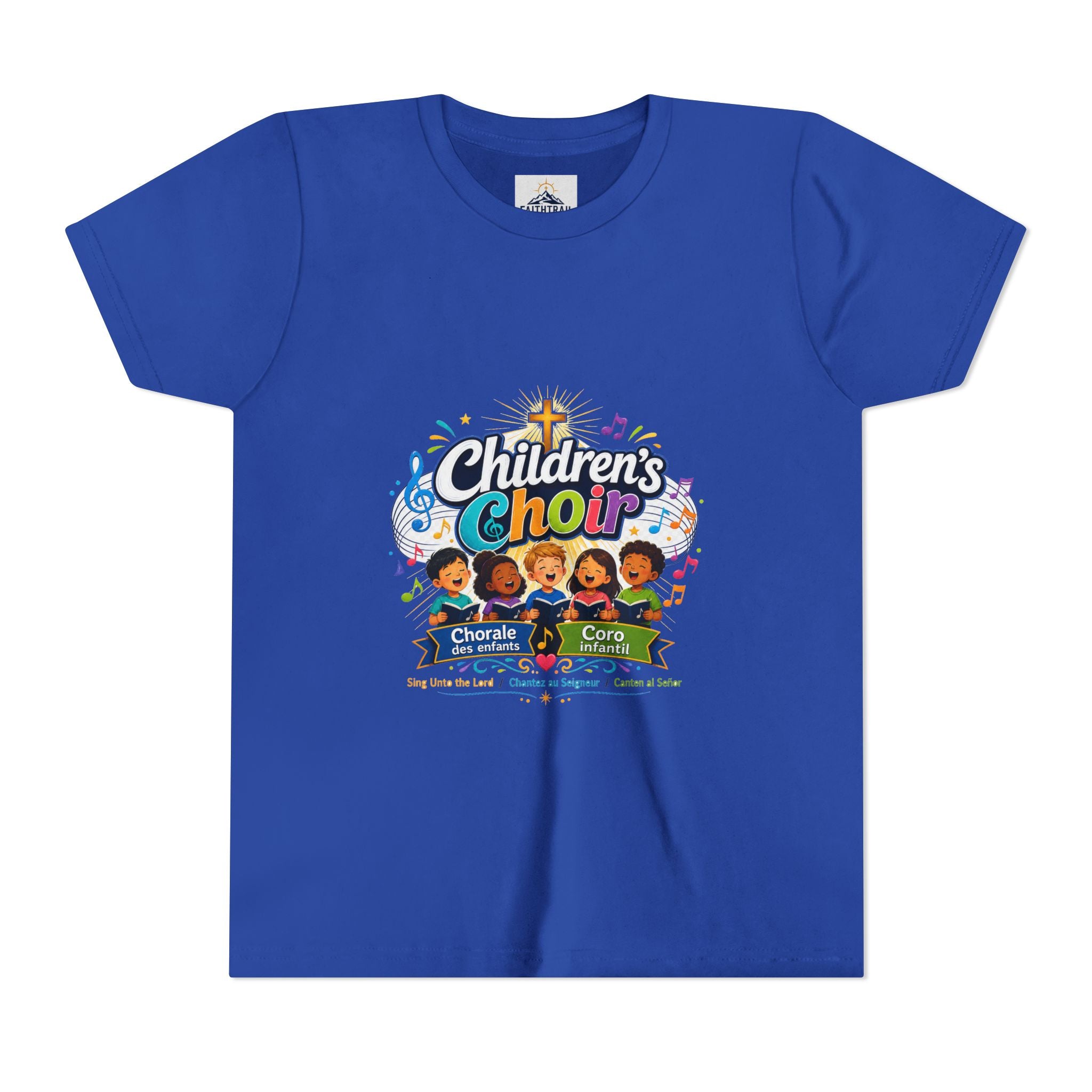 Children's Choir Youth Tee - Colorful Church Choir Graphic