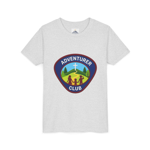 Adventurer Club Youth Tee – Christian Kids Outdoor Badge Shirt