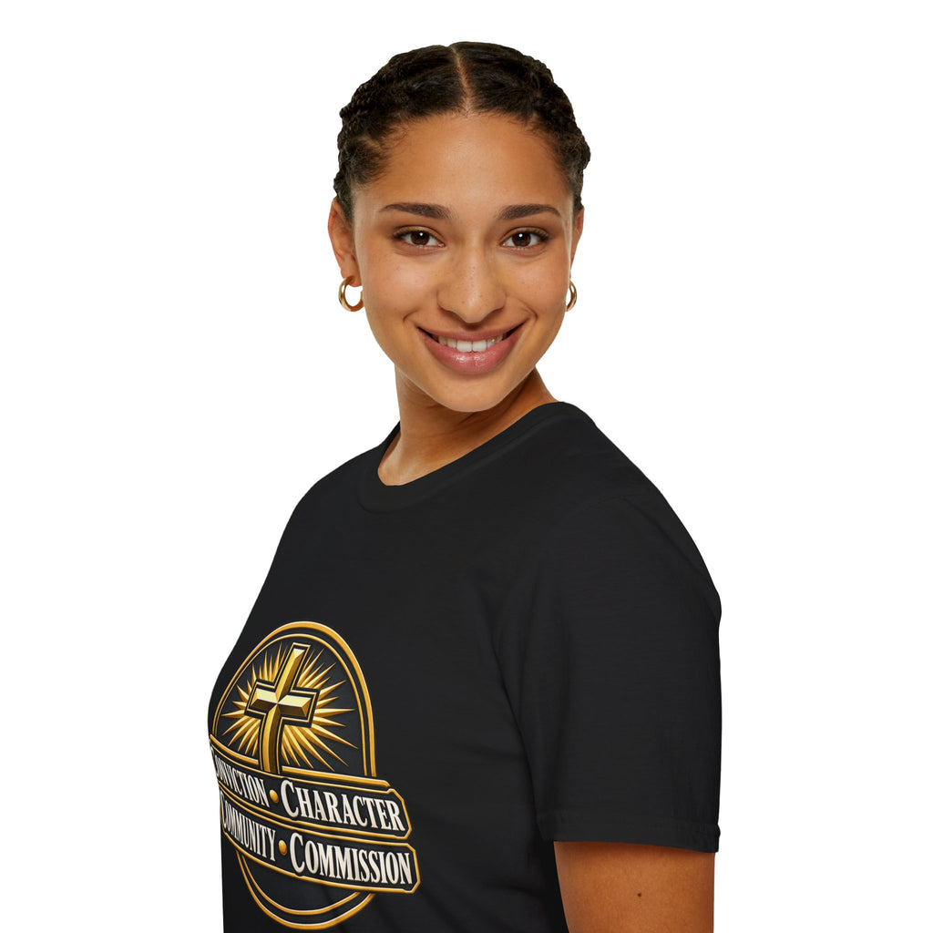 Conviction • Character Christian T-Shirt — Cross Faith Ministry Tee
