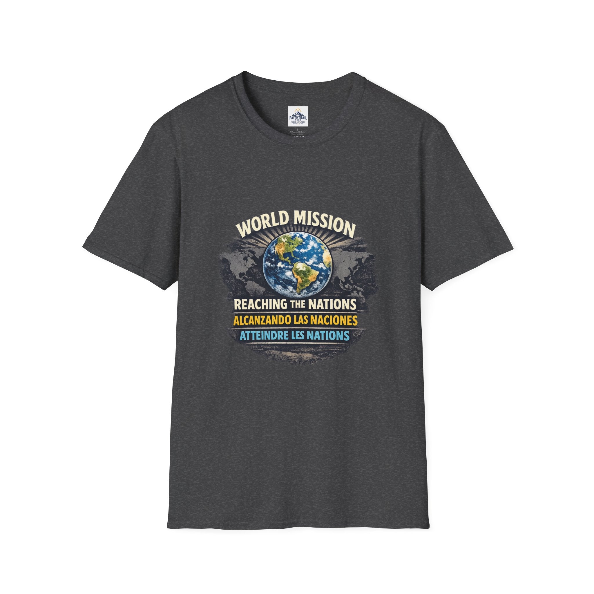 World Mission T-Shirt — Reaching the Nations Globe Tee