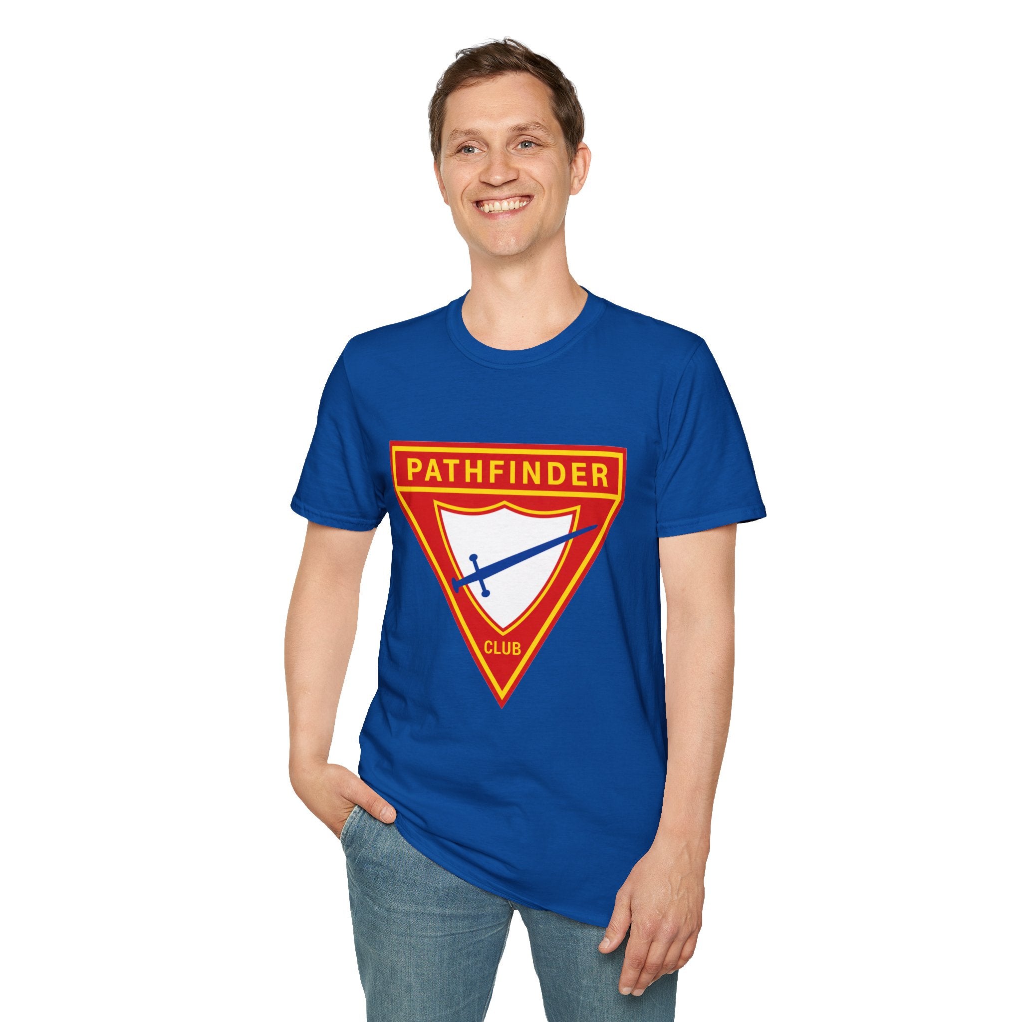 Pathfinder Club T-Shirt — Retro Shield Logo Tee
