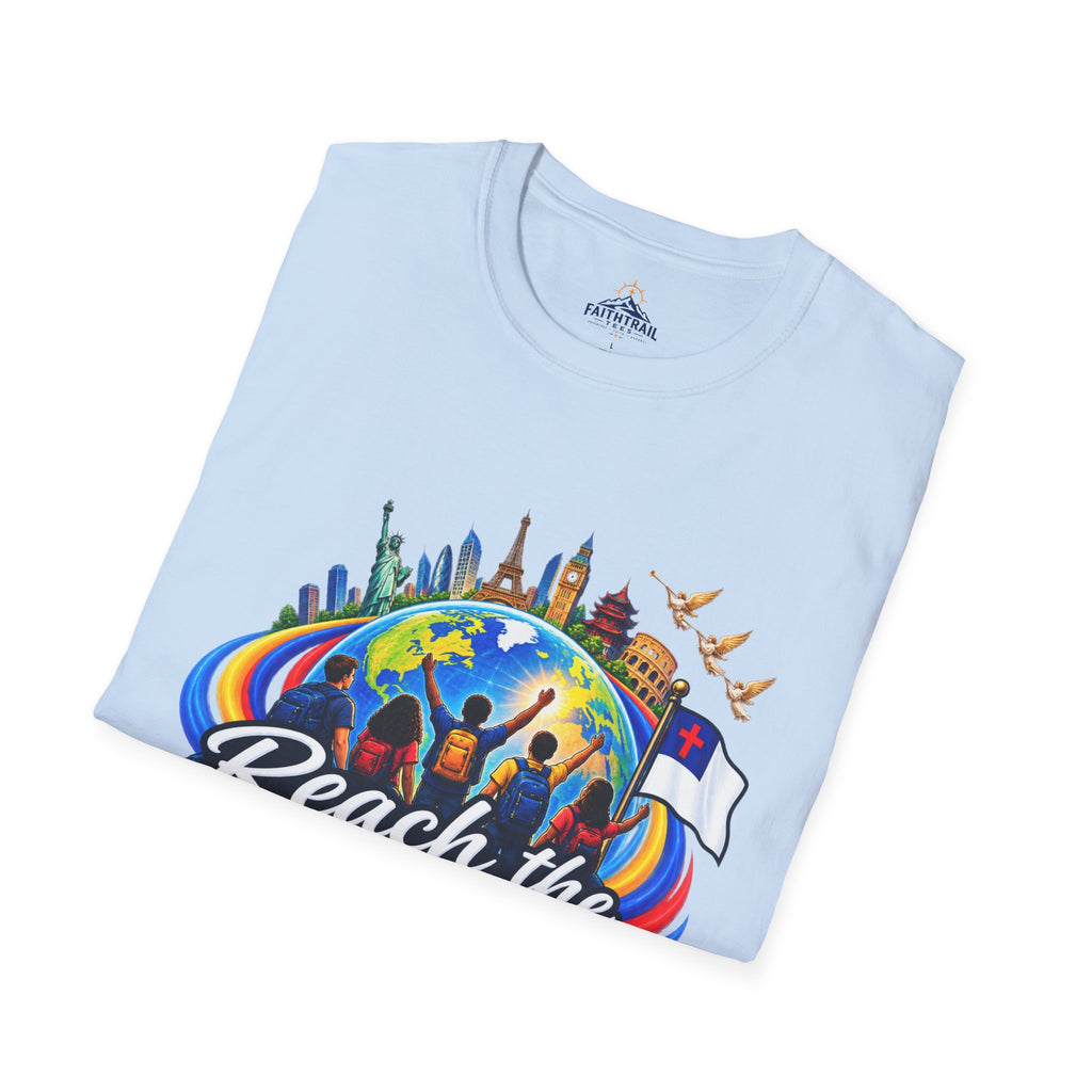 Reach the Nations T-Shirt — Global Missions Christian Outreach Tee