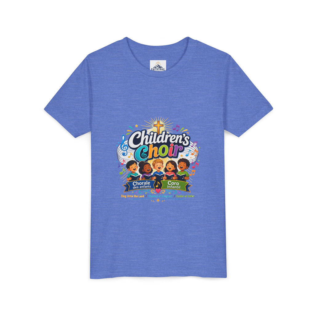 Children's Choir Youth Tee - Colorful Church Choir Graphic