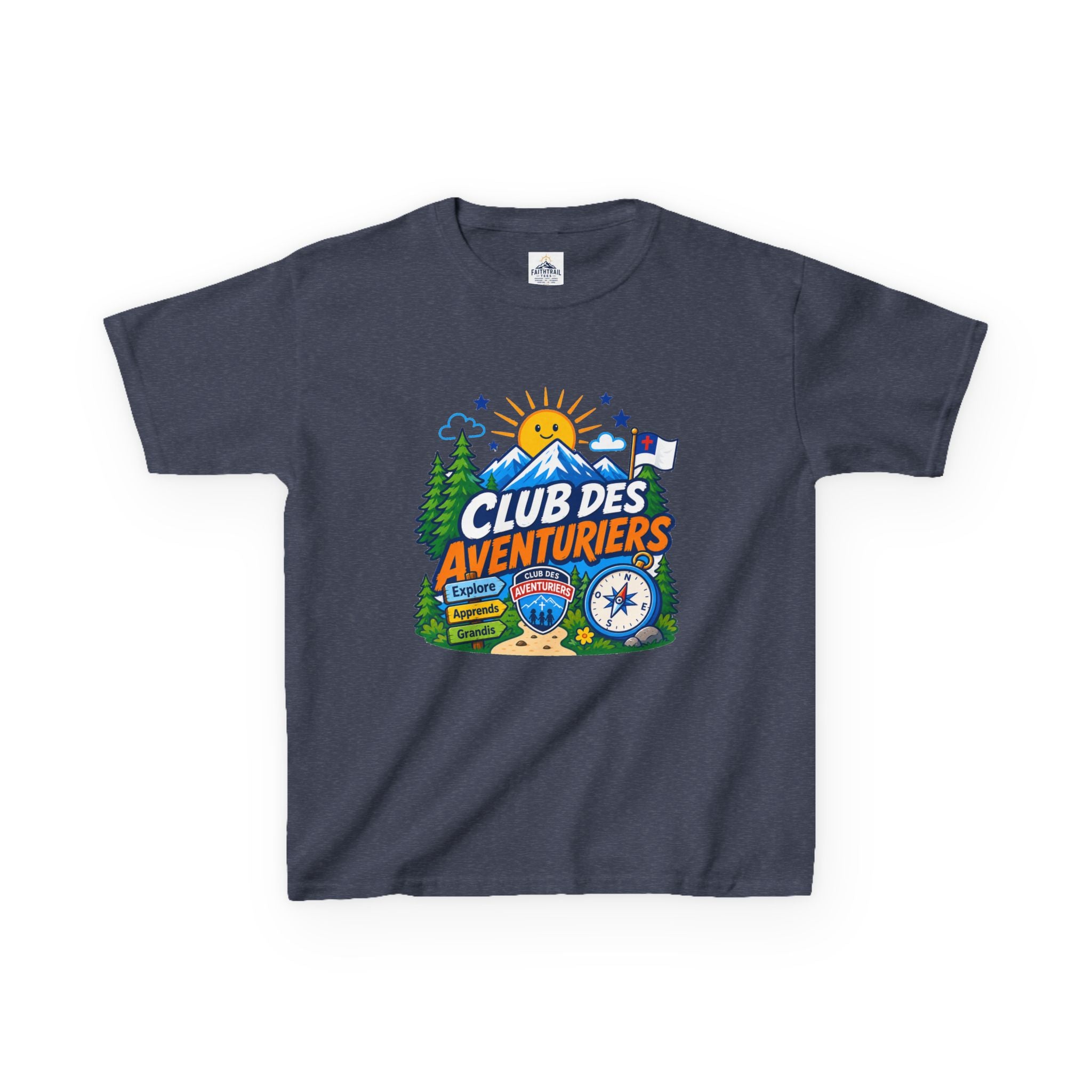 Club des Aventuriers T-Shirt (Enfants) | Camping Boussole et Soleil