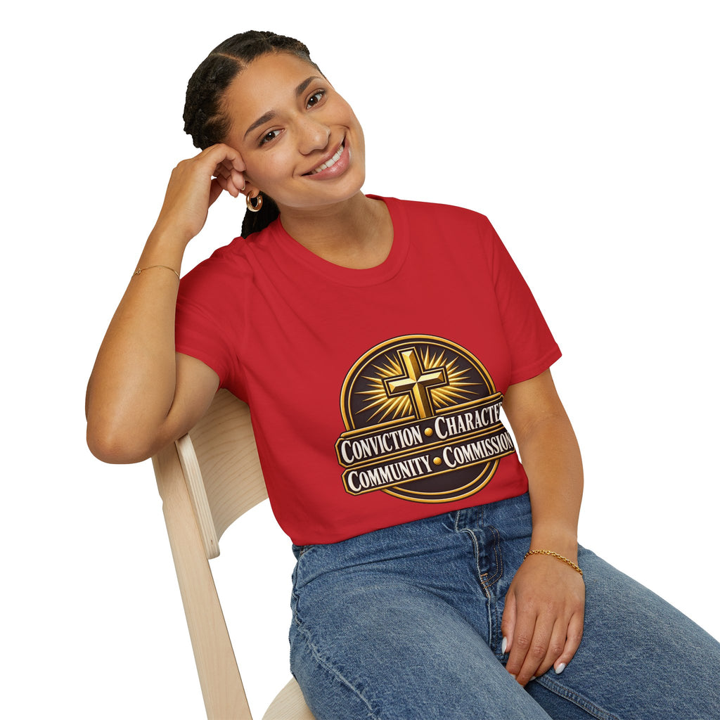 Conviction • Character Christian T-Shirt — Cross Faith Ministry Tee