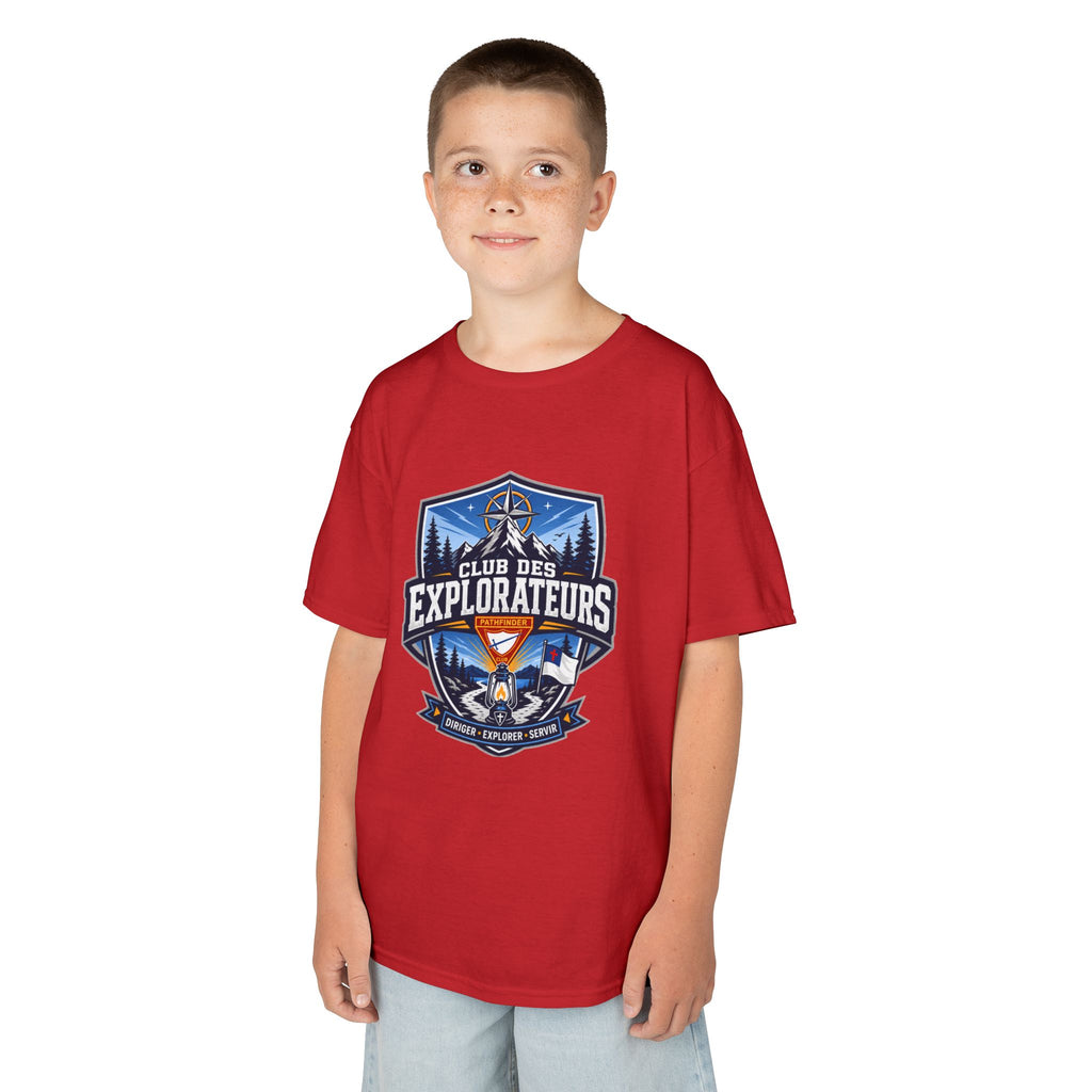 T-shirt unisexe pour enfants Club des Explorateurs | Lanterne